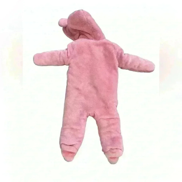 Koala Baby Infant 1-piece Fleece Jumper Bunting Winter Pink Size 6-9 Months - Picture 2 of 8